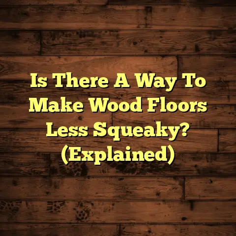 Is There A Way To Make Wood Floors Less Squeaky? (Explained)