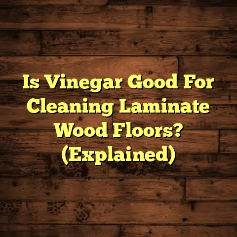 Is Vinegar Good For Cleaning Laminate Wood Floors? (Explained)