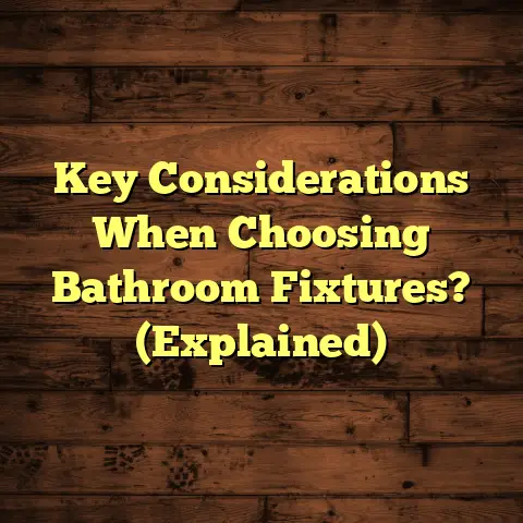 Key Considerations When Choosing Bathroom Fixtures? (Explained)