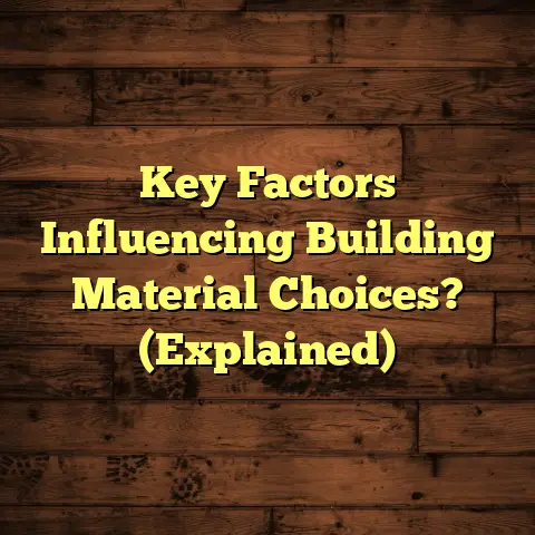 Key Factors Influencing Building Material Choices? (Explained)