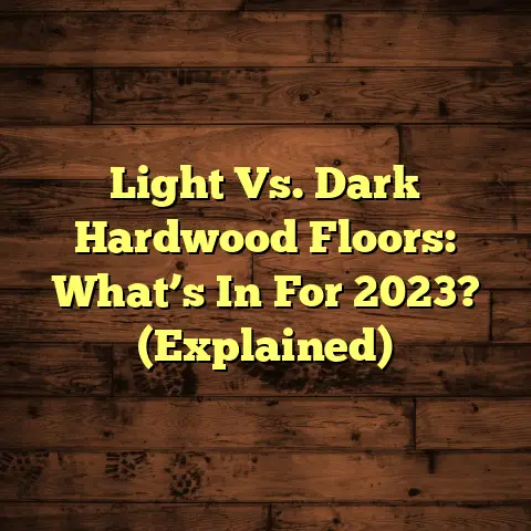 Light Vs. Dark Hardwood Floors: What’s In For 2023? (Explained)