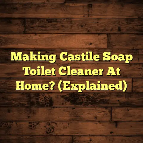 Making Castile Soap Toilet Cleaner At Home? (Explained)