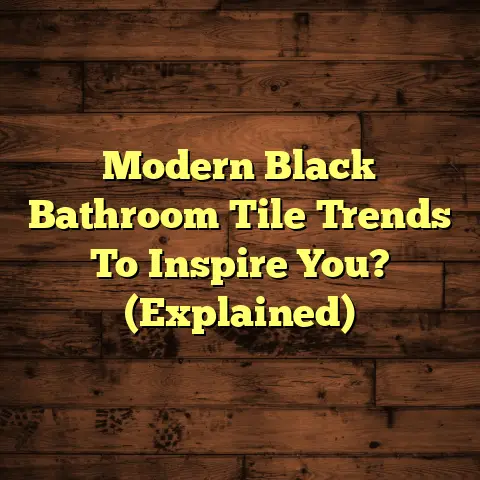 Modern Black Bathroom Tile Trends To Inspire You? (Explained)