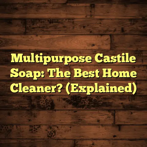 Multipurpose Castile Soap: The Best Home Cleaner? (Explained)