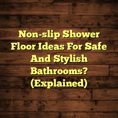 Non-slip Shower Floor Ideas For Safe And Stylish Bathrooms? (Explained)