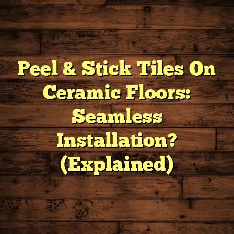 Peel & Stick Tiles On Ceramic Floors: Seamless Installation? (Explained)