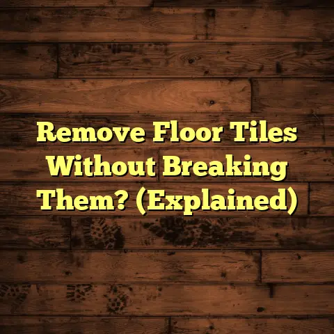 Remove Floor Tiles Without Breaking Them? (Explained)