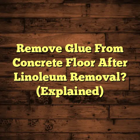 Remove Glue From Concrete Floor After Linoleum Removal? (Explained)