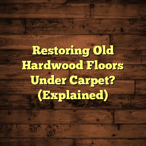 Restoring Old Hardwood Floors Under Carpet? (Explained)