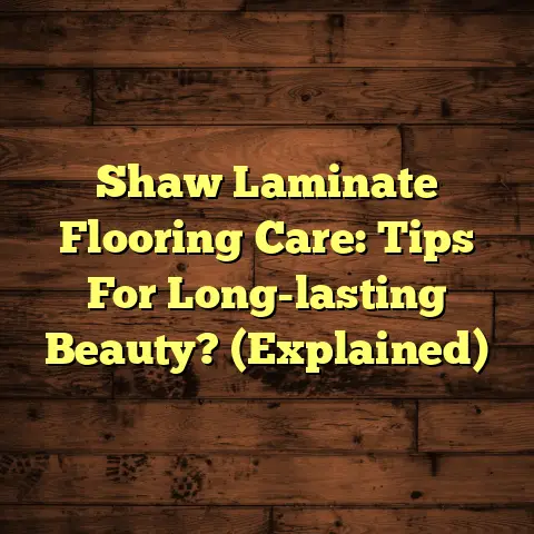 Shaw Laminate Flooring Care: Tips For Long-lasting Beauty? (Explained)