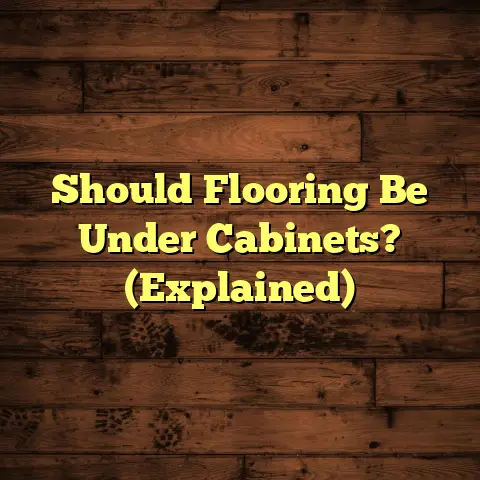 Should Flooring Be Under Cabinets? (Explained)