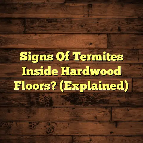 Signs Of Termites Inside Hardwood Floors? (Explained)