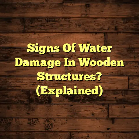 Signs Of Water Damage In Wooden Structures? (Explained)