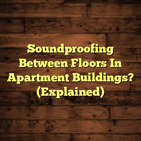 Soundproofing Between Floors In Apartment Buildings? (Explained)