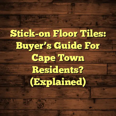 Stick-on Floor Tiles: Buyer’s Guide For Cape Town Residents? (Explained)