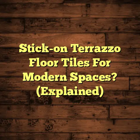 Stick-on Terrazzo Floor Tiles For Modern Spaces? (Explained)