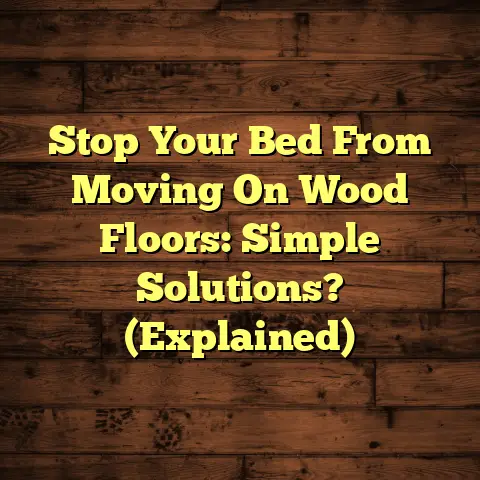 Stop Your Bed From Moving On Wood Floors: Simple Solutions? (Explained)