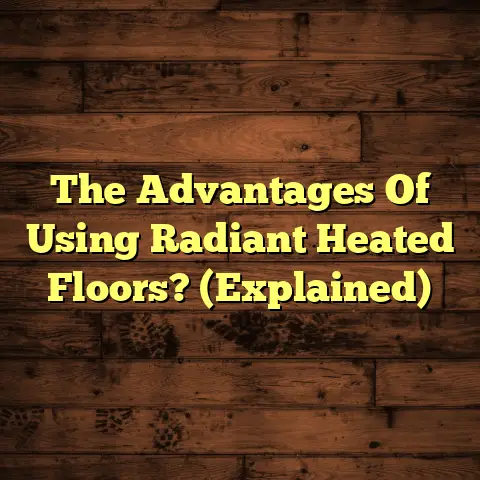 The Advantages Of Using Radiant Heated Floors? (Explained)