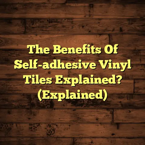 The Benefits Of Self-adhesive Vinyl Tiles Explained? (Explained)