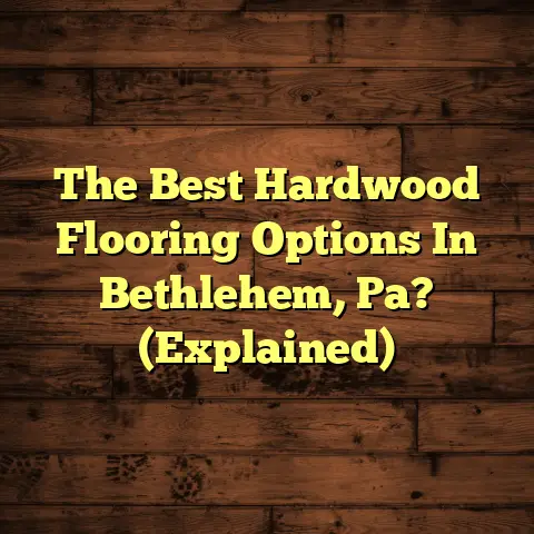 The Best Hardwood Flooring Options In Bethlehem, Pa? (Explained)