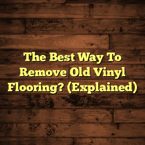 The Best Way To Remove Old Vinyl Flooring? (Explained)