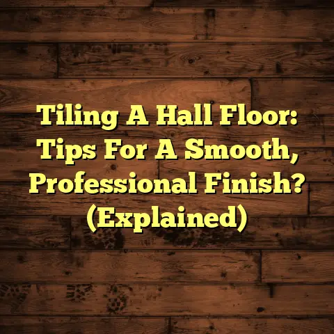 Tiling A Hall Floor: Tips For A Smooth, Professional Finish? (Explained)