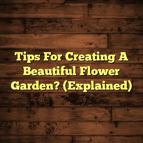 Tips For Creating A Beautiful Flower Garden? (Explained)