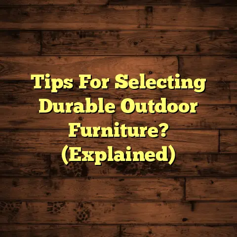 Tips For Selecting Durable Outdoor Furniture? (Explained)