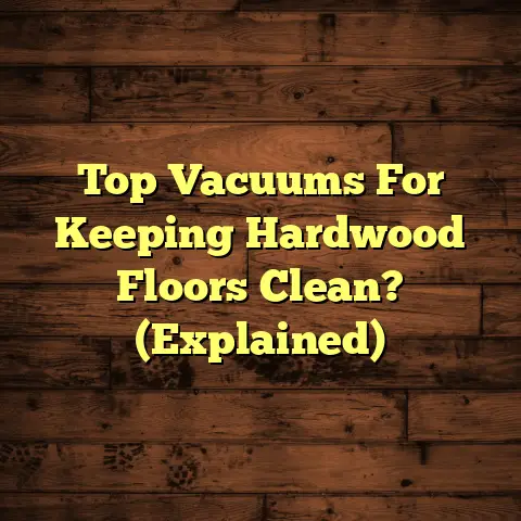 Top Vacuums For Keeping Hardwood Floors Clean? (Explained)