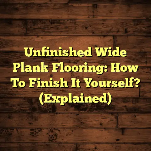 Unfinished Wide Plank Flooring: How To Finish It Yourself? (Explained)