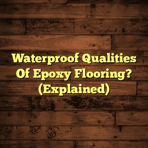 Waterproof Qualities Of Epoxy Flooring? (Explained)