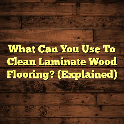 What Can You Use To Clean Laminate Wood Flooring? (Explained)