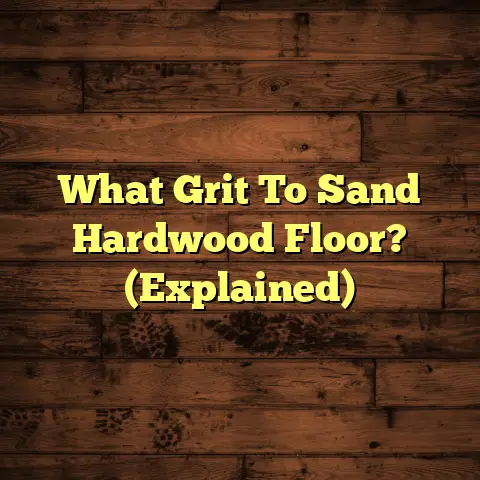 What Grit To Sand Hardwood Floor? (Explained)