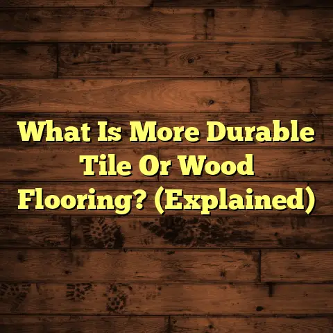 What Is More Durable Tile Or Wood Flooring? (Explained)