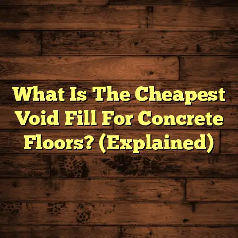 What Is The Cheapest Void Fill For Concrete Floors? (Explained)