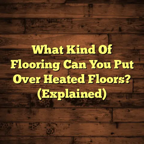 What Kind Of Flooring Can You Put Over Heated Floors? (Explained)