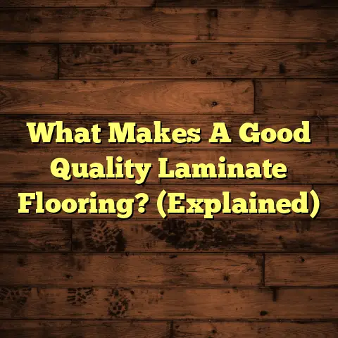 What Makes A Good Quality Laminate Flooring? (Explained)