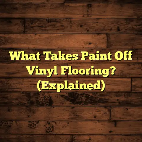 What Takes Paint Off Vinyl Flooring? (Explained)