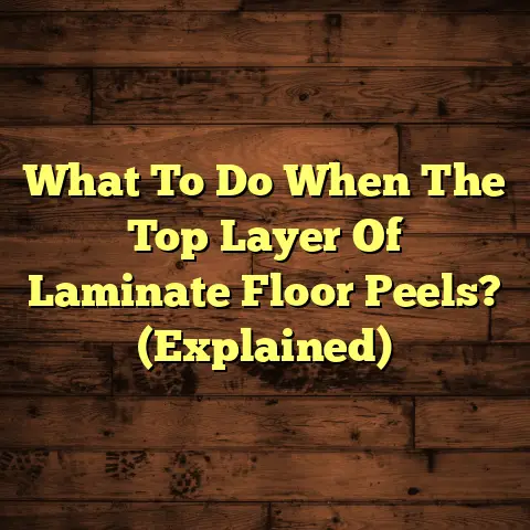 What To Do When The Top Layer Of Laminate Floor Peels? (Explained)