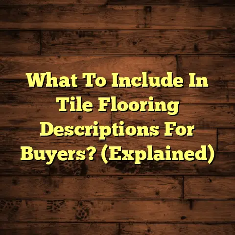 What To Include In Tile Flooring Descriptions For Buyers? (Explained)