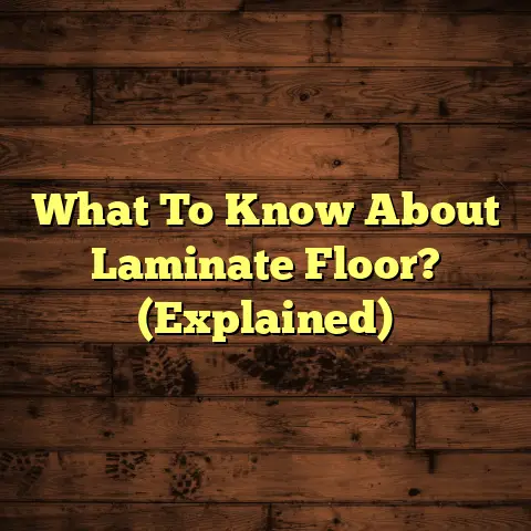 What To Know About Laminate Floor? (Explained)