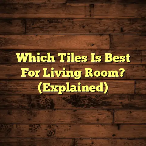 Which Tiles Is Best For Living Room? (Explained)