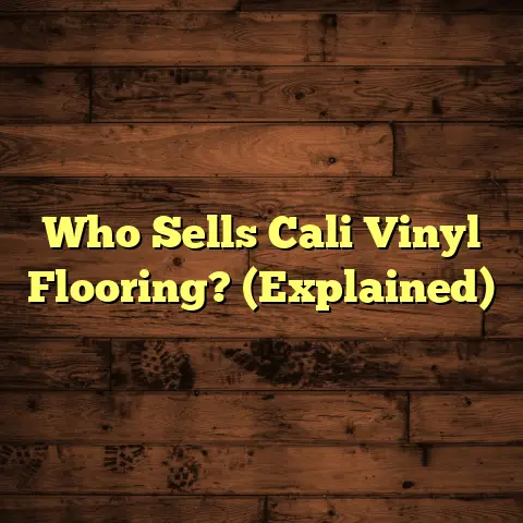 Who Sells Cali Vinyl Flooring? (Explained)