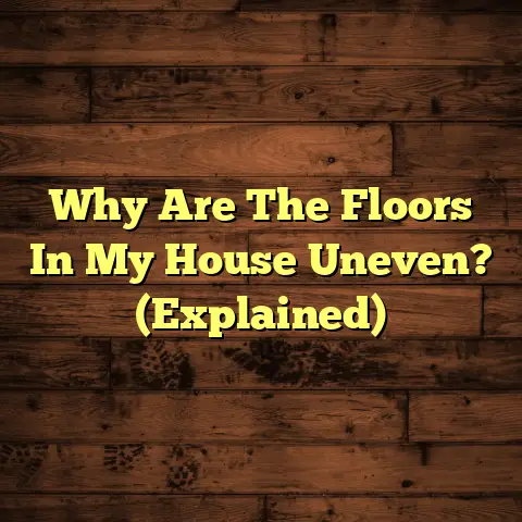 Why Are The Floors In My House Uneven? (Explained)