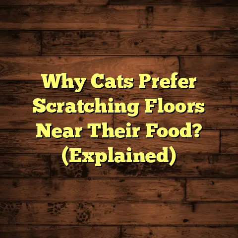 Why Cats Prefer Scratching Floors Near Their Food? (Explained)