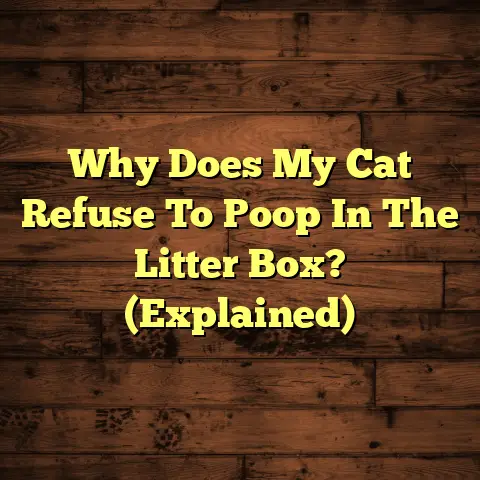 Why Does My Cat Refuse To Poop In The Litter Box? (Explained)