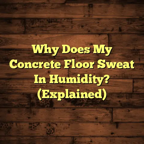 Why Does My Concrete Floor Sweat In Humidity? (Explained)