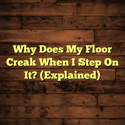 Why Does My Floor Creak When I Step On It? (Explained)