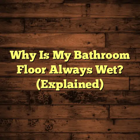 Why Is My Bathroom Floor Always Wet? (Explained)