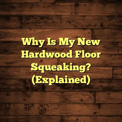 Why Is My New Hardwood Floor Squeaking? (Explained)